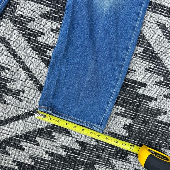 Levi's Ribcage Straight Ankle Blue Jeans - Picture 10 of 10